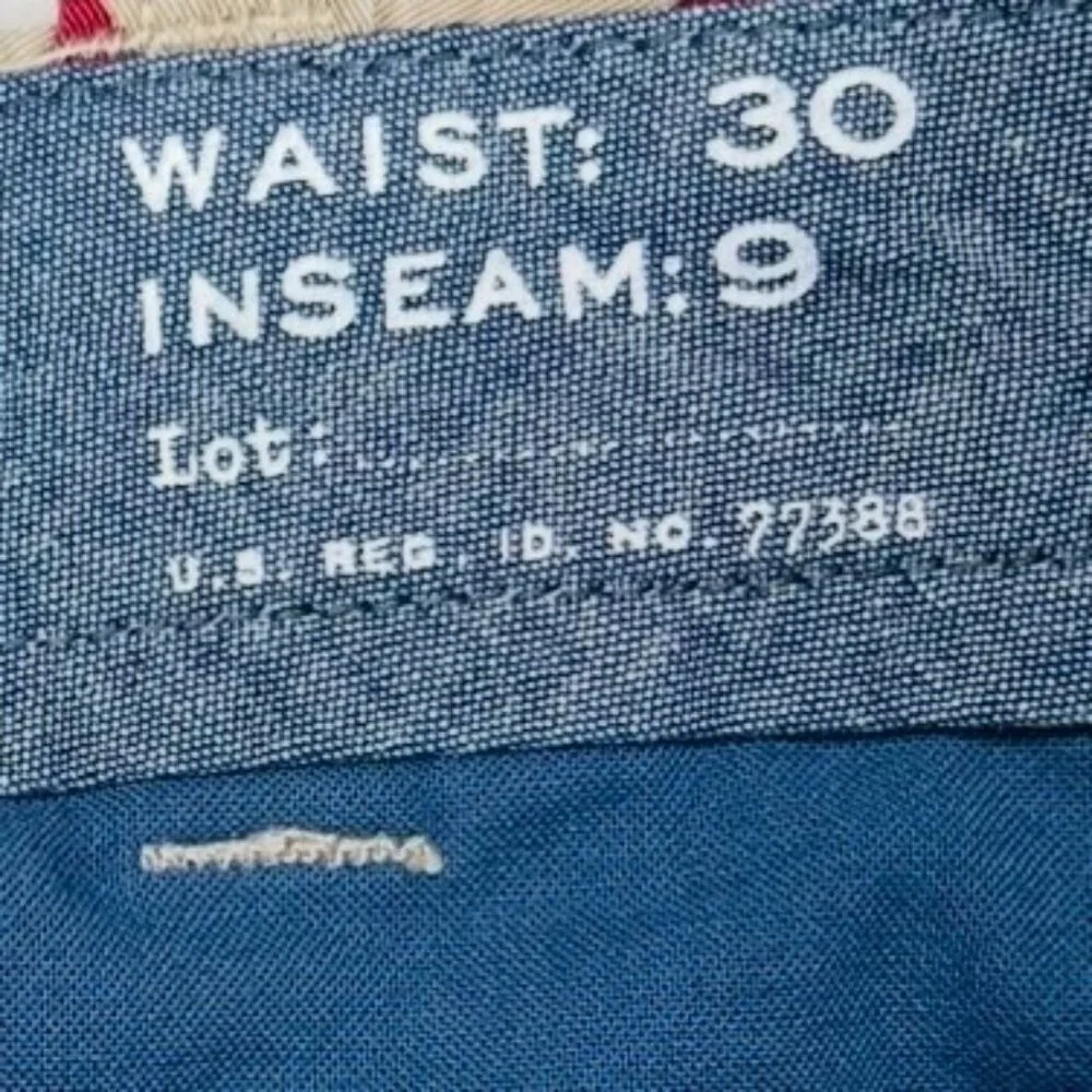 J.Crew Chino Lobster Shorts 30 Men Coastal Graphic Brunch Party